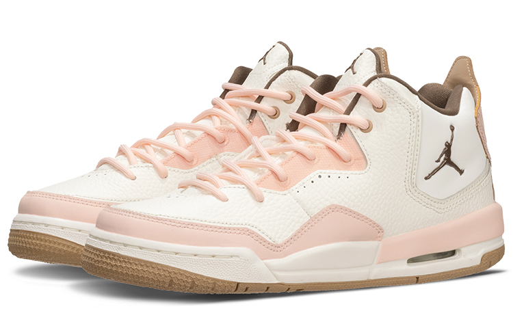 Jordan Courtside 23 Bubble Gum Mid top Vintage Basketball Shoes GS Pink White
