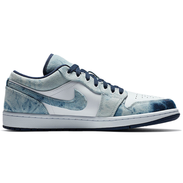 Jordan Air Jordan 1 Vintage Basketball Shoes Men’s Low Top Blue/White