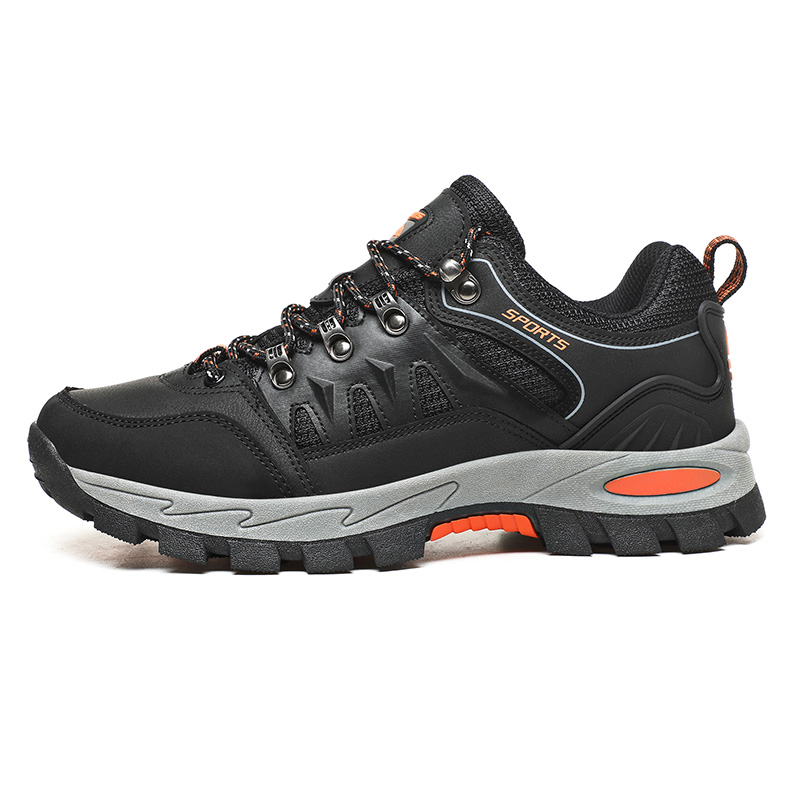 BIANSULONG Cushioning Abrasion Resistant Thermal Low top Mountaineering Shoes Unisex Black