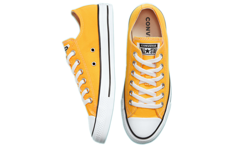Кеды Converse Chuck Taylor All Star (ярко-желтые) — 亮黄色 — фото 4