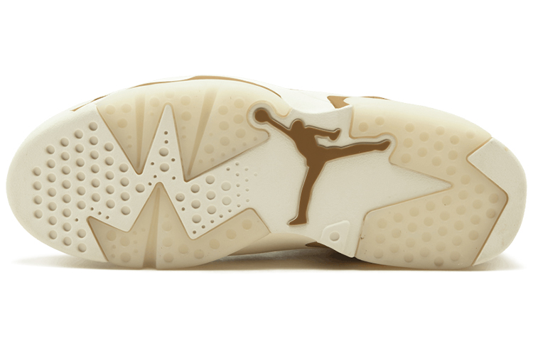 Мужские кроссовки Jordan Air Jordan 6 Retro Wheat (коричневые) — 金/金/帆色 — фото 6