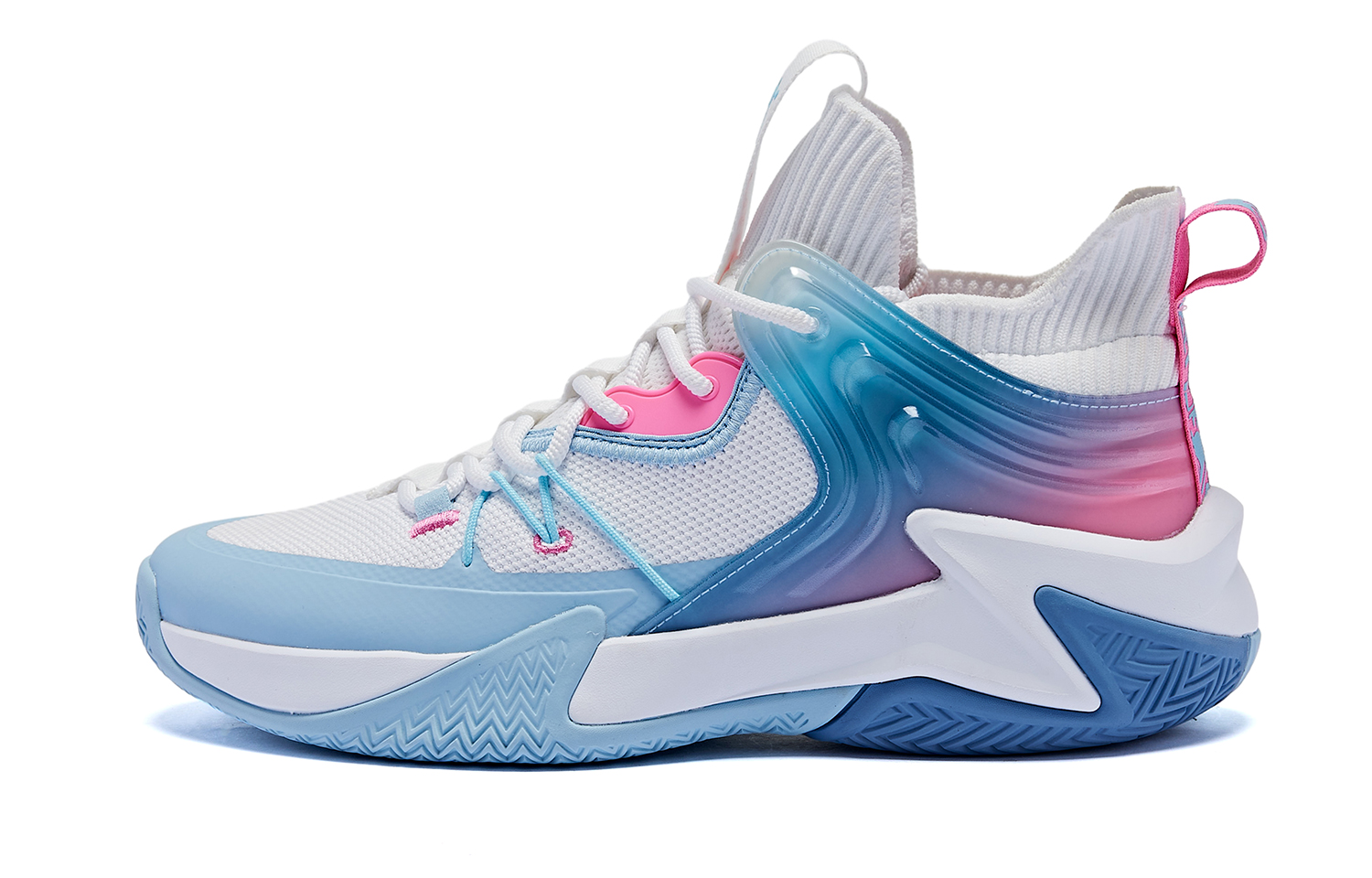 Jordan Shadow 1.0 comfortable and versatile shock-absorbing low-top basketball shoes men's white and blue