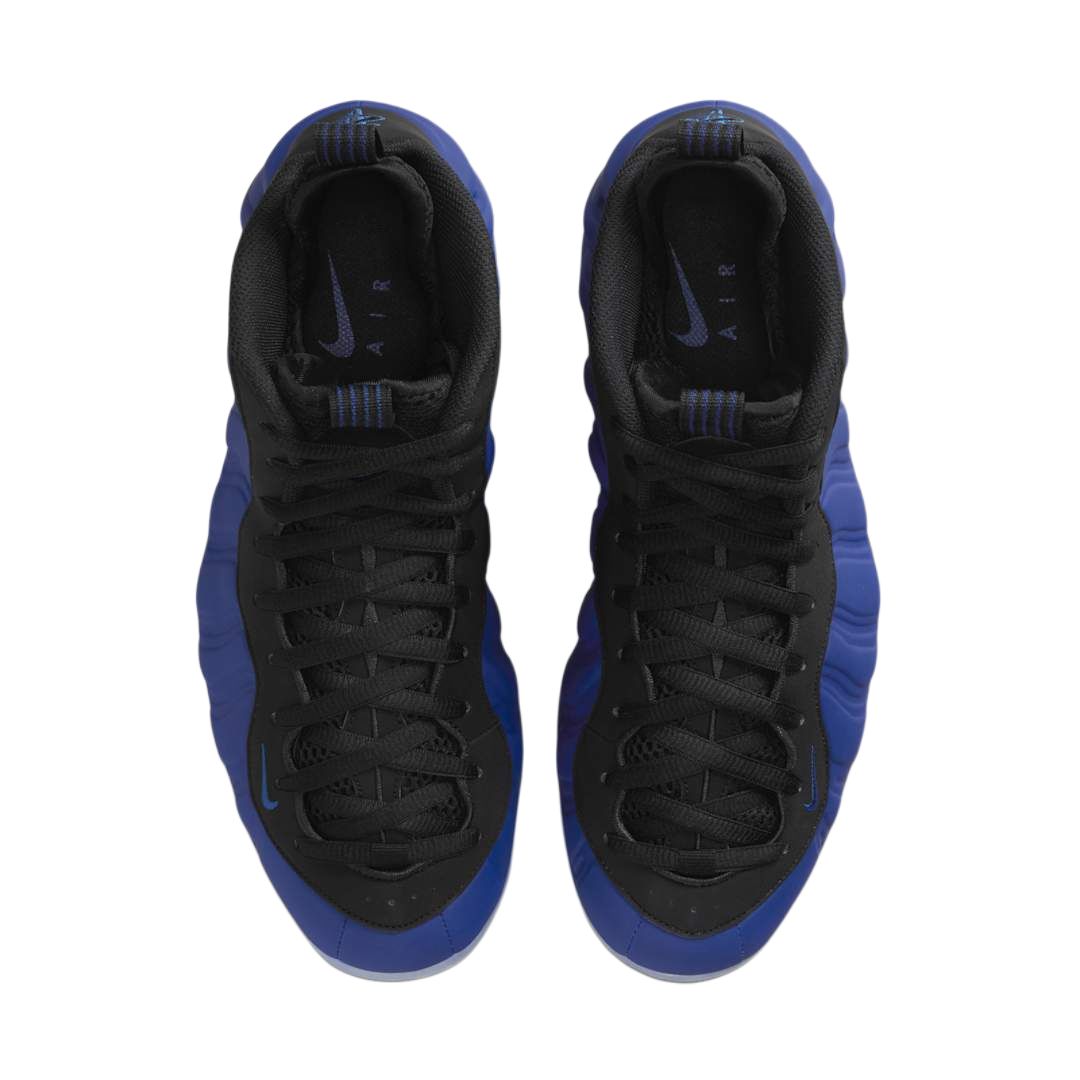 Nike Foamposite One Slip Resistant Abrasion Resistant Mid top Basketball Shoes Unisex Blue Black