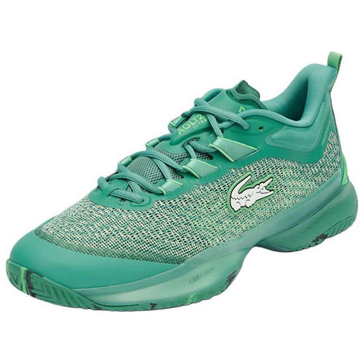 LACOSTE Abrasion Resistant Breathable Support Rebound Low top Tennis Shoes Men’s Green