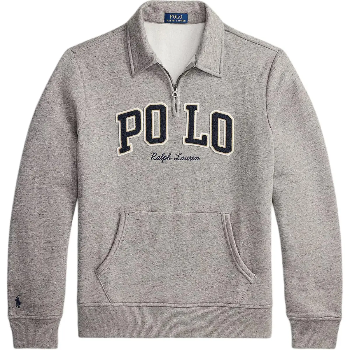 Polo Ralph Lauren polo-neck kangaroo-pocket sweatshirt