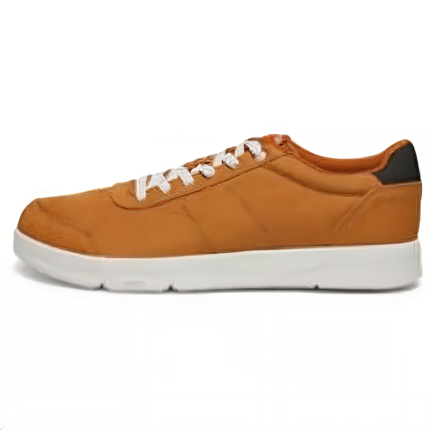 DECATHLON Slip Resistant, Abrasion Resistant, Cushioning, Breathable Low top Canvas Shoes Men's Ginger Yellow