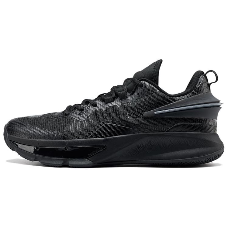 PEAK Abrasion Resistant Slip Resistant Abrasion Resistant Slip Resistant Low top Basketball Shoes Men’s Black