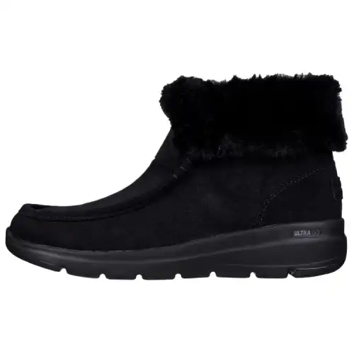 Skechers Glacial Ultra Short Snow Boots Women's Black