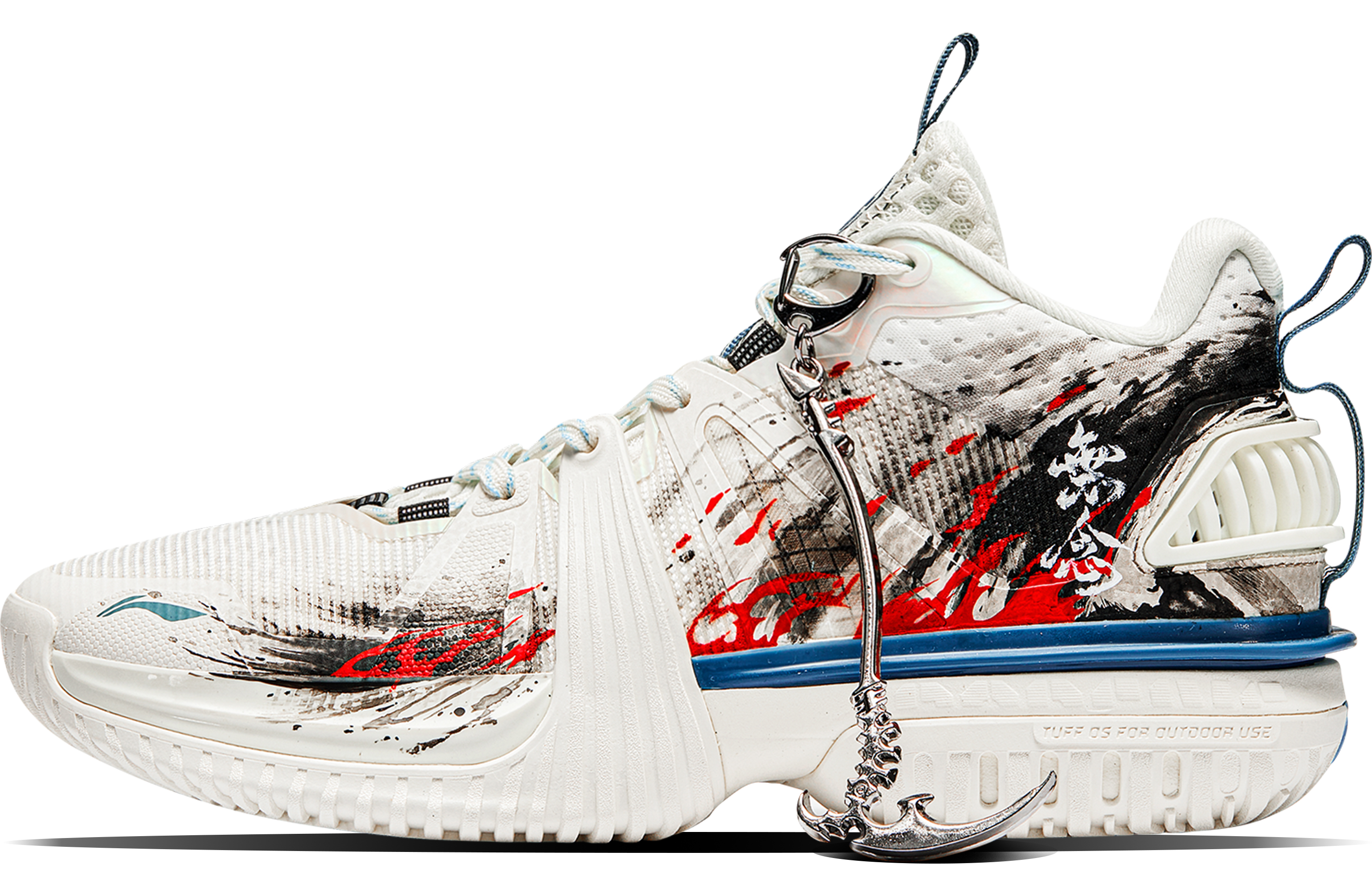 Li Ning Storm 2024 Hand Drawn, Trendy, Distressed, Textured Cushioning Breathable Lightweight
