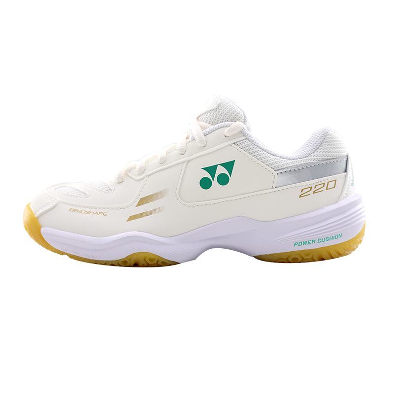 YONEX Power Cushion Slip Resistant Low top Badminton Shoes Unisex Ecru