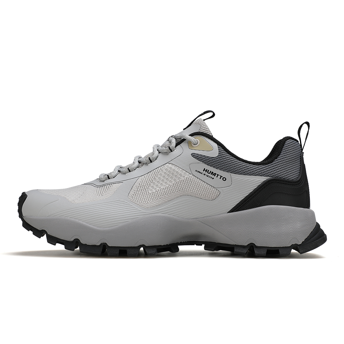 HUMTTO Cushioning Slip Resistant Support Low top Mountaineering Shoes Men’s Light Gray