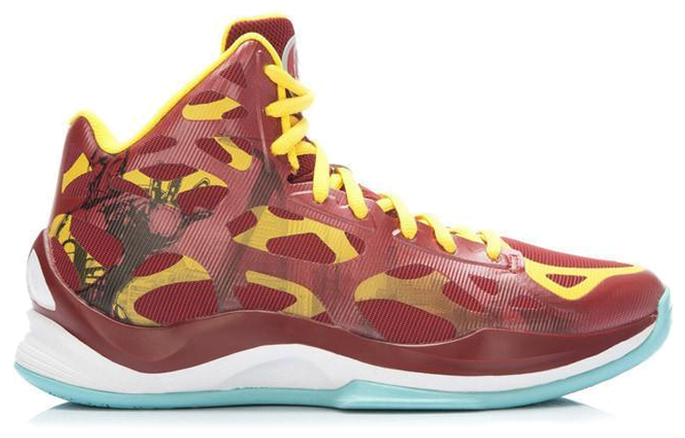 Li Ning BB LITE 3 The Avengers Collection Iron Man Textile, Synthetic Leather, TPU