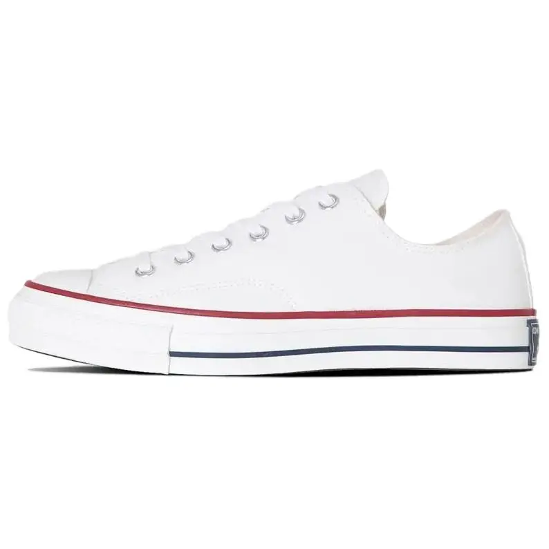 Converse Abrasion Resistant Low top Canvas Shoes Unisex White
