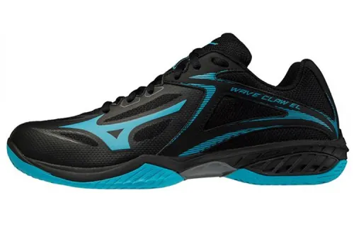 Mizuno Wave Claw El Textile, Synthetic Leather Slip Resistant, Abrasion Resistant, Breathable Low top Badminton Shoes