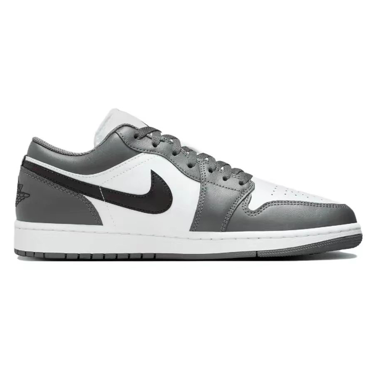 Jordan Air Jordan 1 Vintage Basketball Shoes Unisex Low Top White/Gray