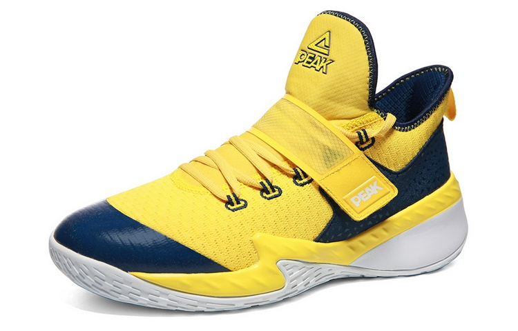 PEAK Mid top Performance Basketball Shoes Men’s Yellow