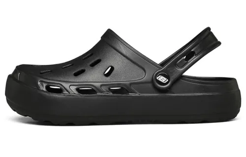 Skechers Swifters Minimalistic Cozy Sports Slippers Pure Black