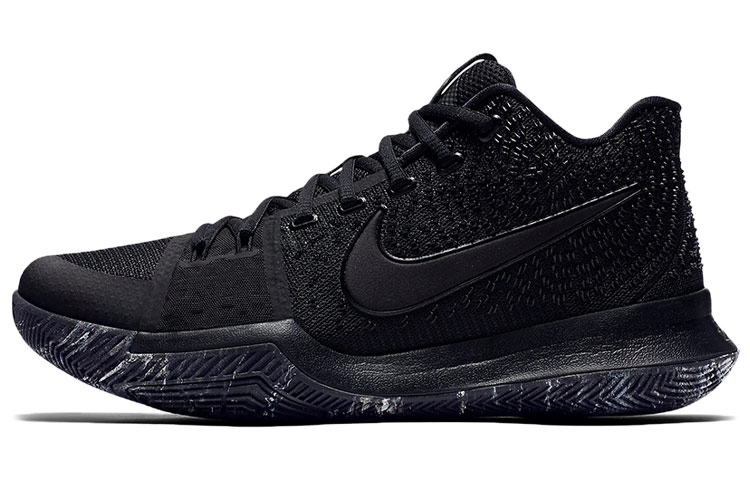Мужские кроссовки Nike Kyrie 3 Triple Black (черные)