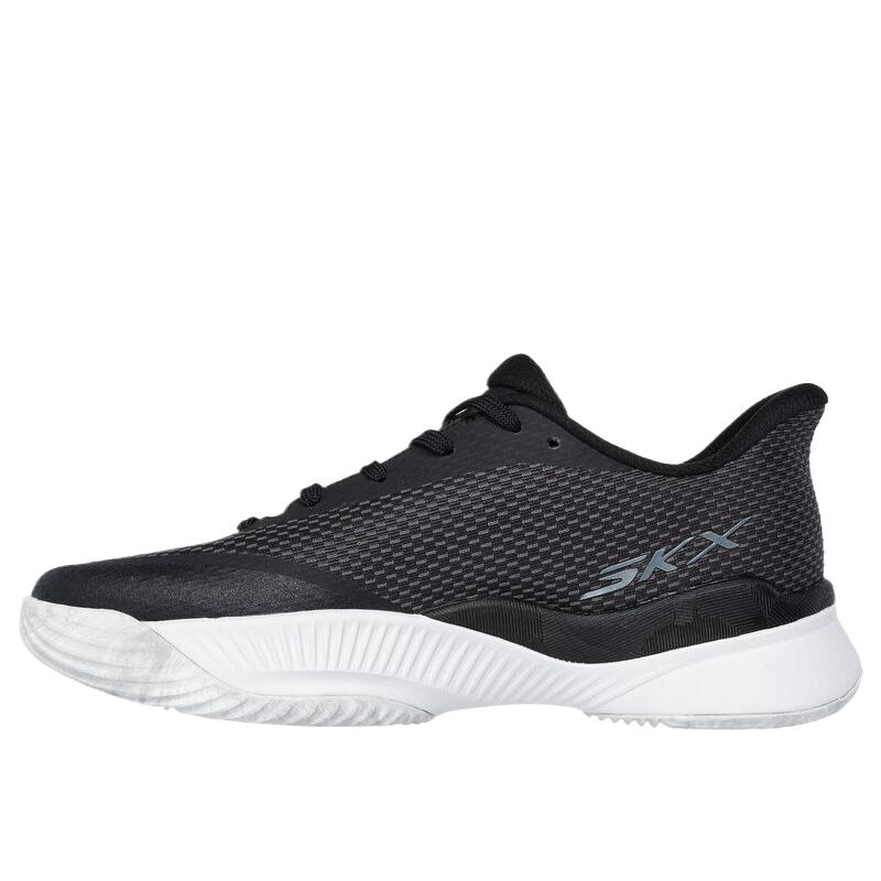 Skechers State Champ Synthetic Leather Low top Tennis Shoes Women’s Black White