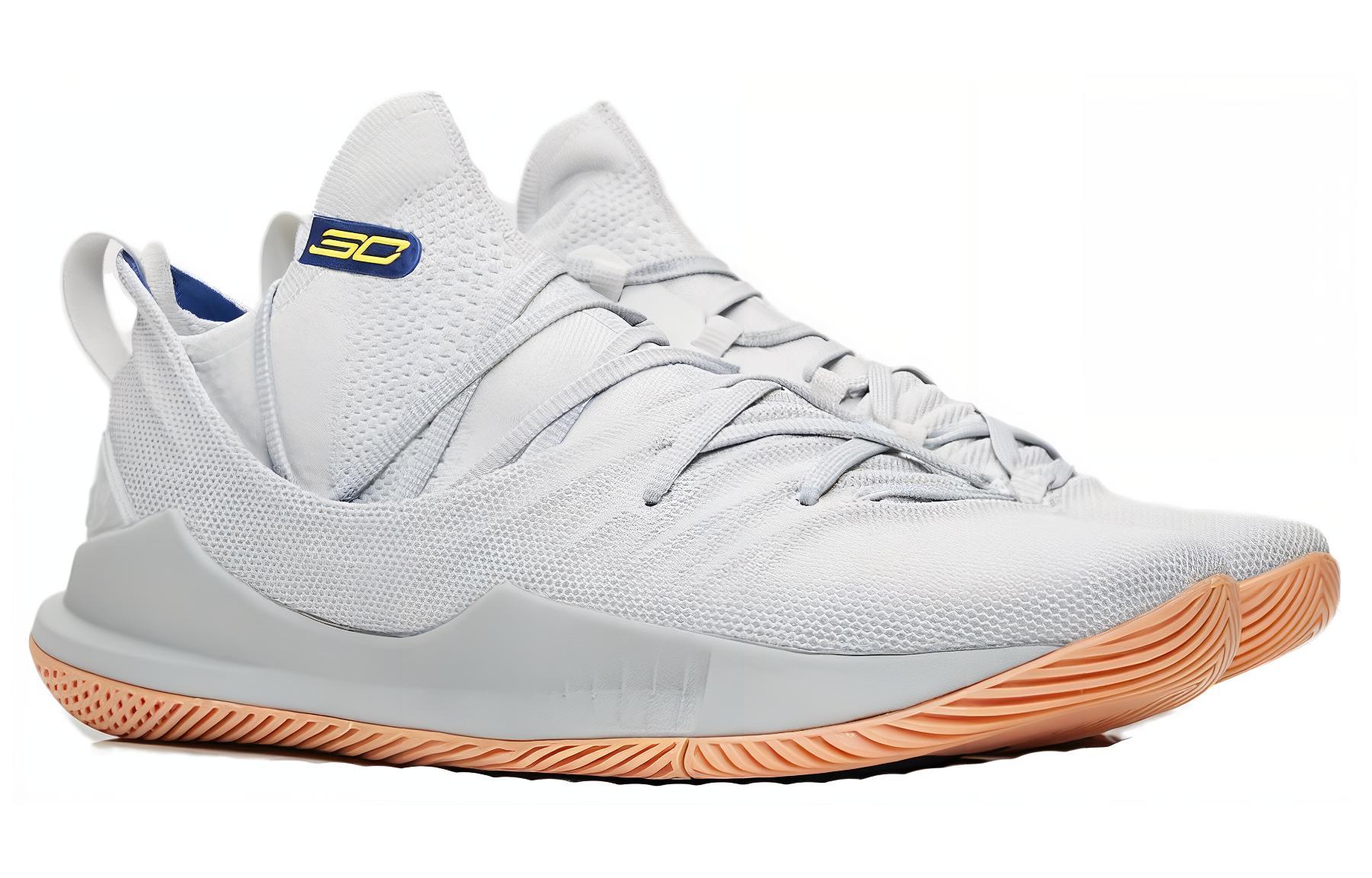 Мужские кроссовки Under Armour CURRY 5 (серые) — фото 5
