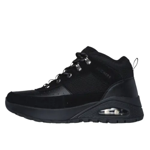 Skechers Uno Abrasion Resistant High top Hiking Shoes Men's Black