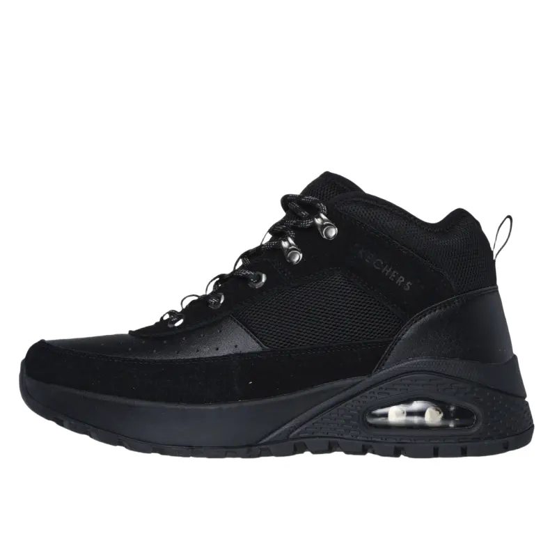 Skechers Uno Abrasion Resistant High top Hiking Shoes Men's Black