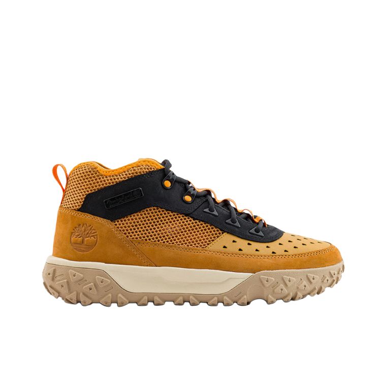 Timberland Motion 6 Textile, Leather Breathable Traction Low top Hiking Shoes Men’s Orange Yellow