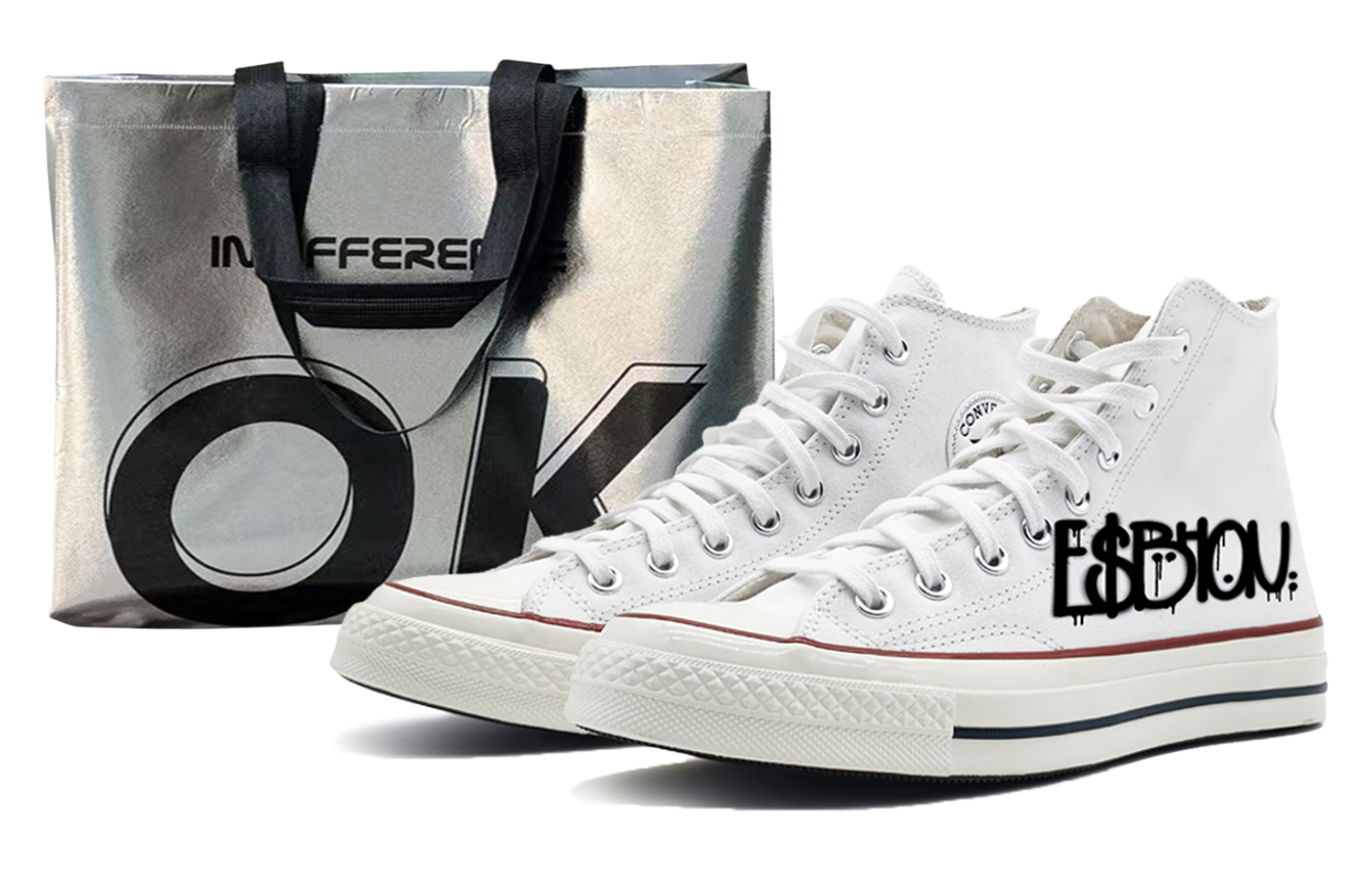 Converse 1970s Chuck Taylor High top Canvas Shoes Unisex Ecru