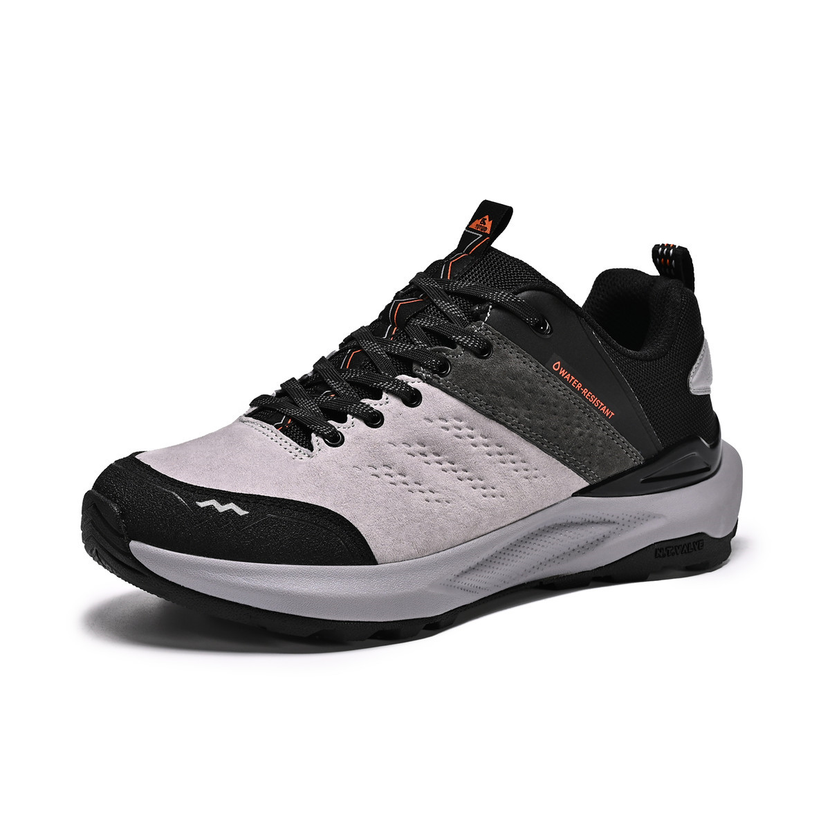 TUTU Abrasion Resistant Cushioning Slip Resistant Low top Hiking Shoes Unisex Light Gray