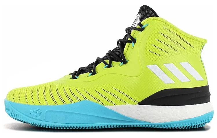 Adidas D Rose 8 Slip Resistant Abrasion Resistant Slip Resistant Abrasion Resistant High top Basketball Shoes Unisex
