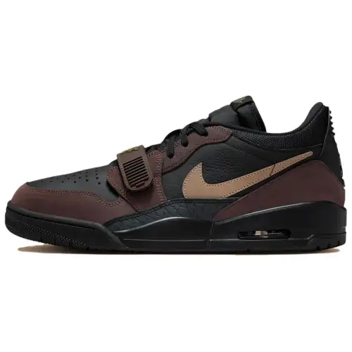 Jordan Legacy 312 Low top Vintage Basketball Shoes Men's Black Brown