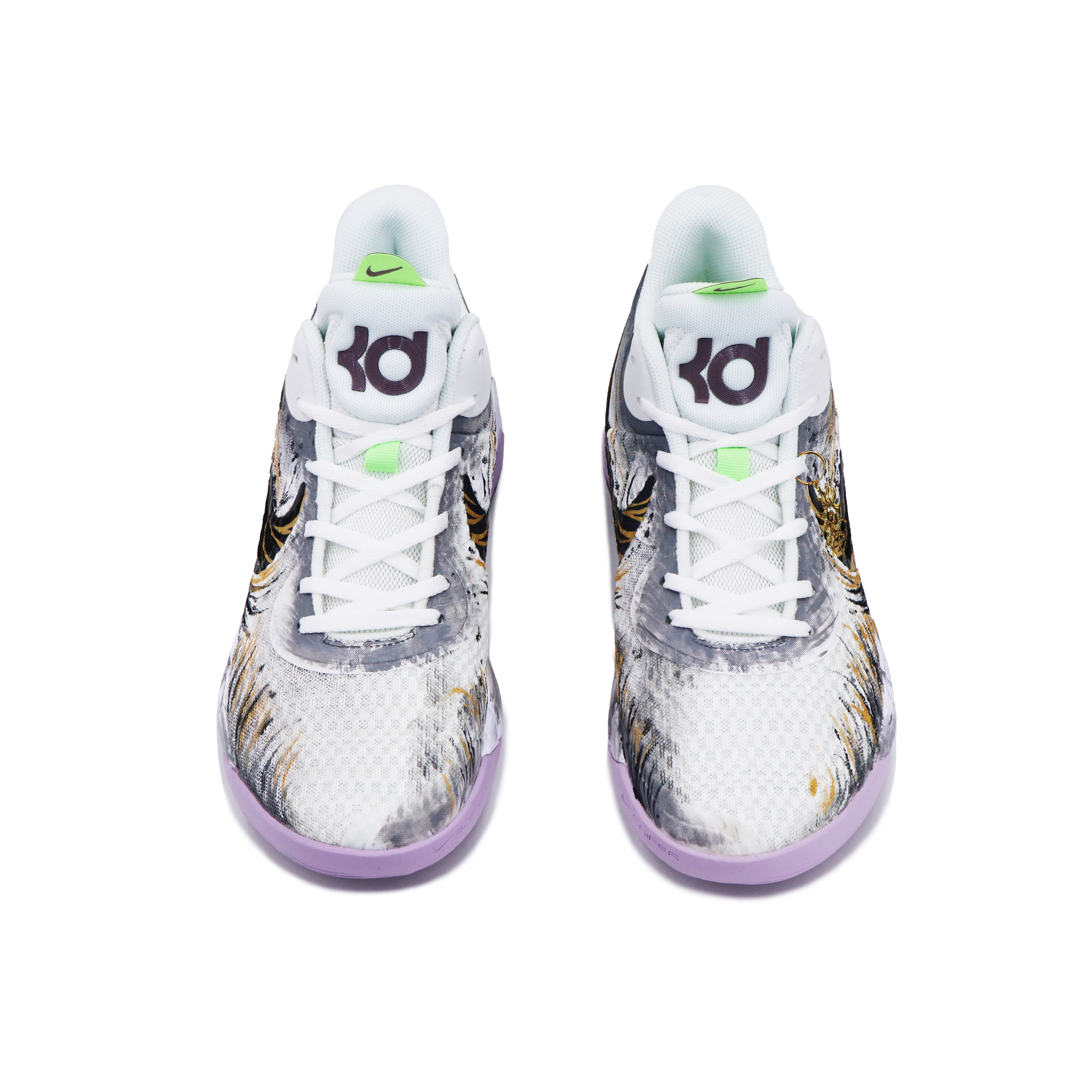 Nike KD Trey 5 IX Mid top Vintage Basketball Shoes Men’s Black Gold