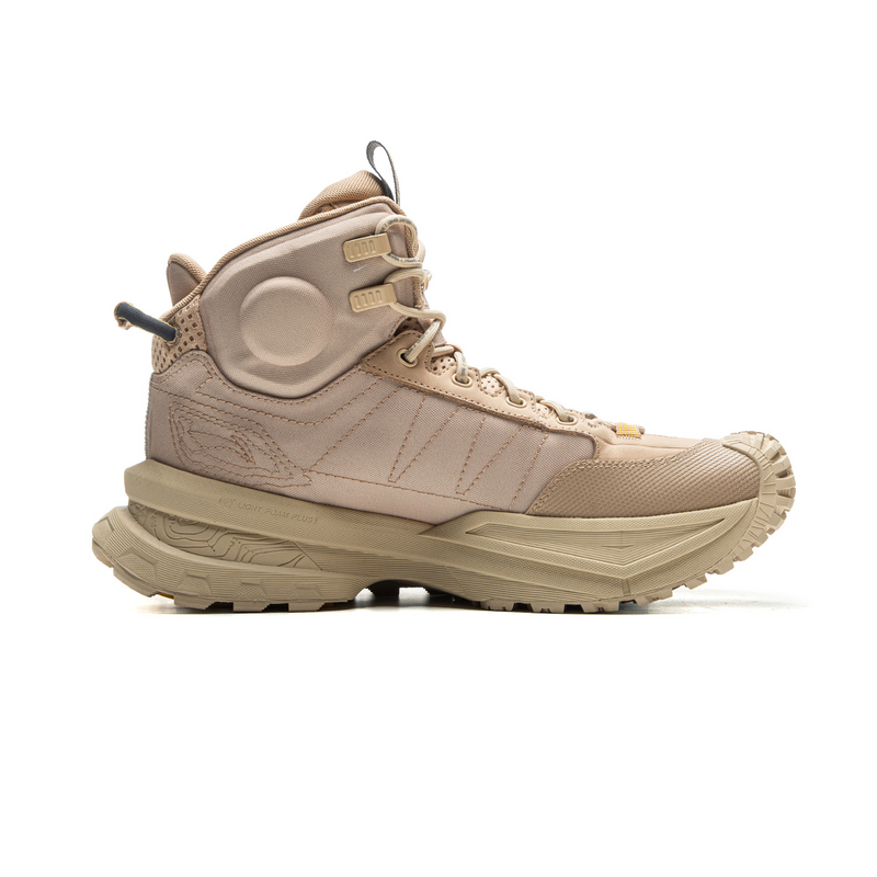 Li Ning Outdoor CF Tracing High top Hiking Shoes Unisex Brown Yellow