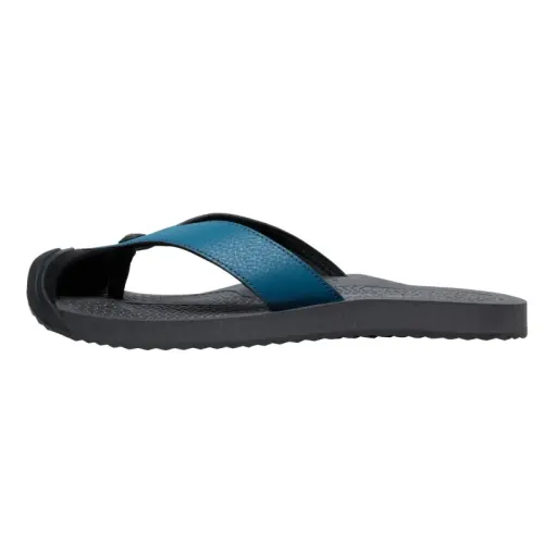 Keen BARBADOS TG Flat Rubber Sole Slide Slippers Men's Blue Black