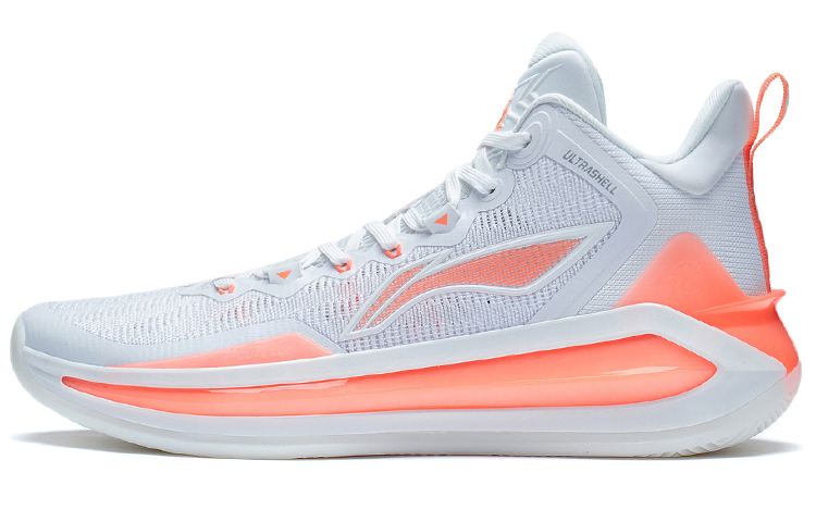 Li Ning Liren 3 Blade OG Cushioning Slip Resistant Abrasion Resistant Mid top Basketball Shoes Men’s White