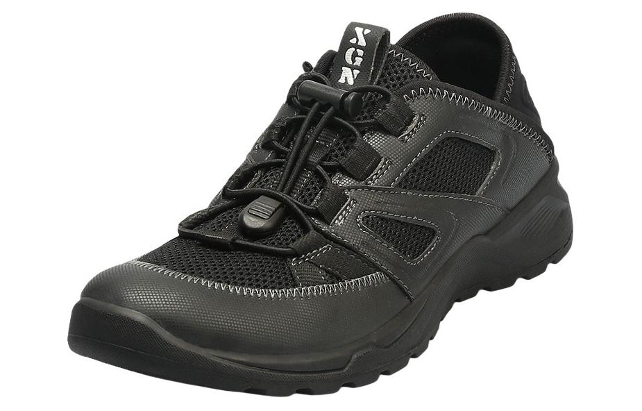 XGN Slip Resistant, Abrasion Resistant, Breathable Low top Hiking Shoes Men’s Black