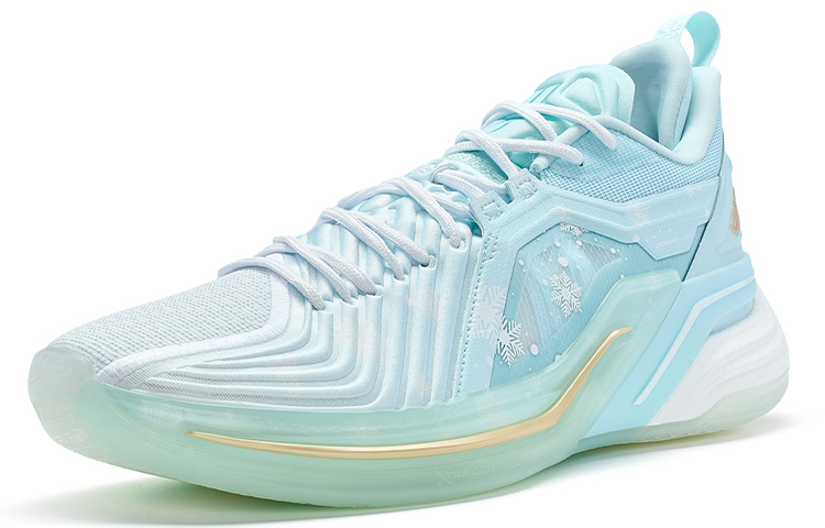 XTEP Jlin 3 Basketball Shoes Men’s Low Top Foam Blue 2/New White