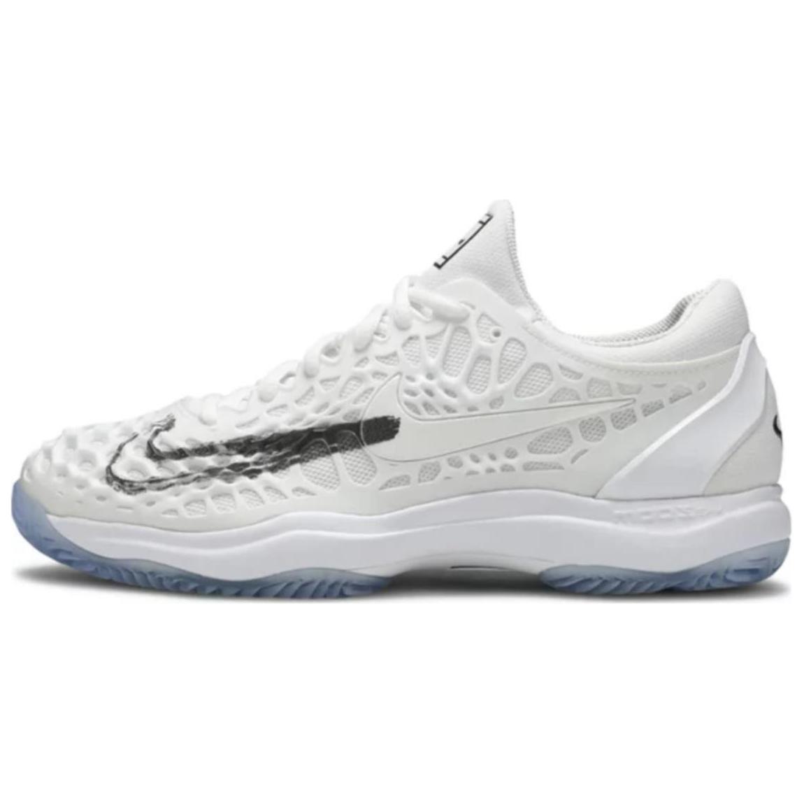 Nike Zoom Cage 3 HC Slip Resistant Abrasion Resistant Low top Tennis Shoes Men's White