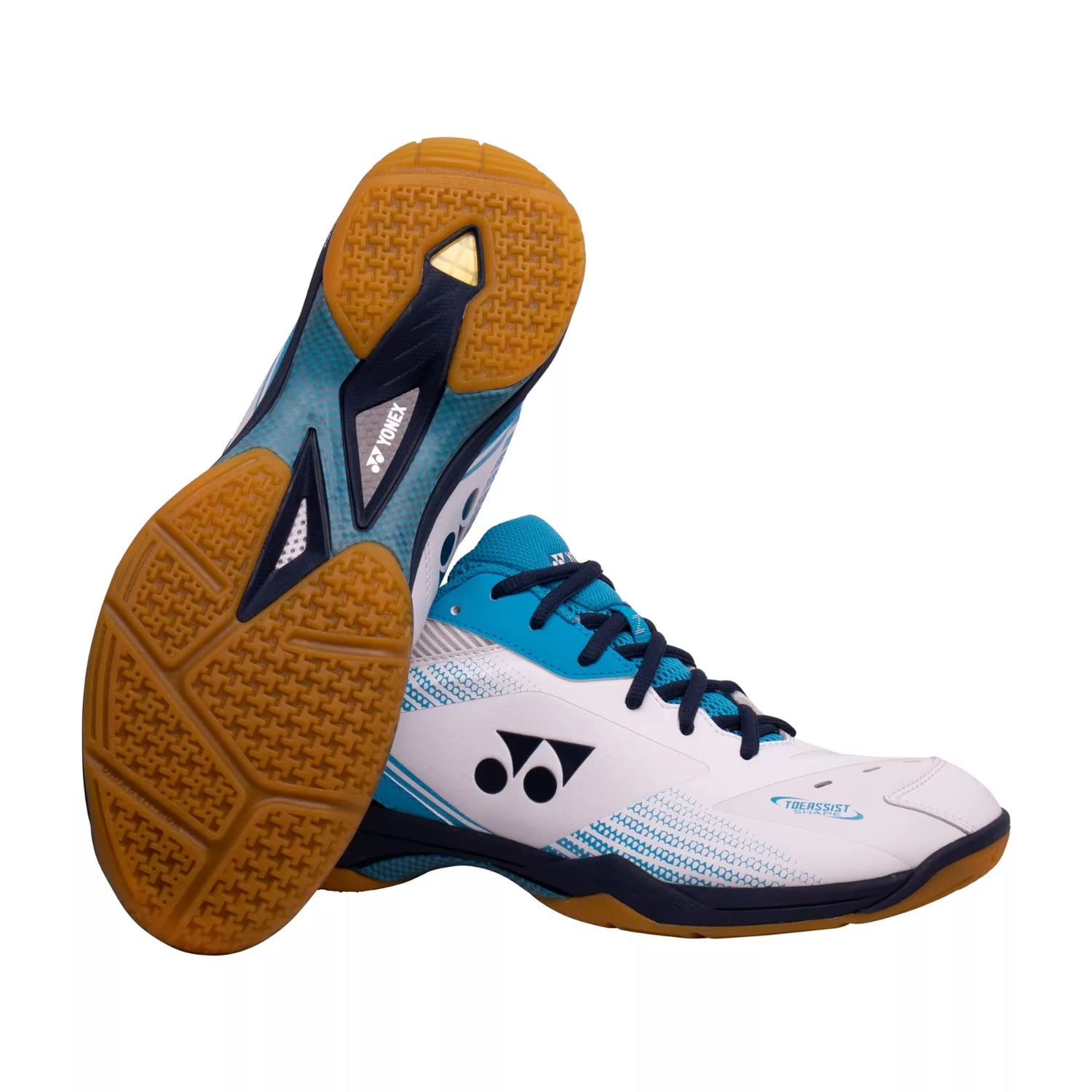 YONEX Power Cushion Low top Badminton Shoes Unisex White Blue