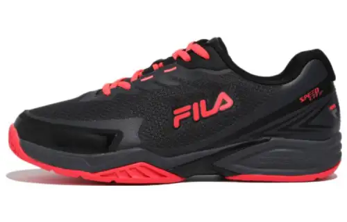 FILA Advantage T7 Advantage T7 Low top Tennis Shoes Unisex Black Red Korean Style