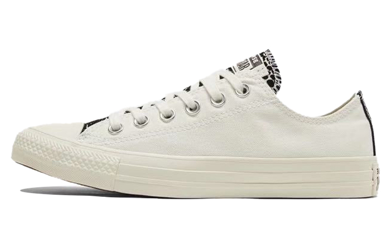 Женские кеды Converse Chuck Taylor All Star (бежево-белый с черным) — Бежевыйбелый / чёрный — фото 1