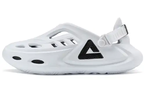 PEAK Taichi Clogs Cruise Sports Sandals Men's White Black