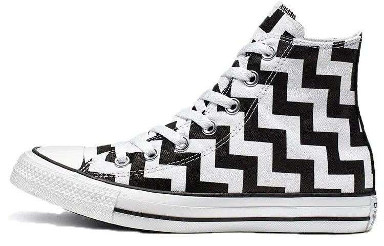 Converse Chuck Taylor All Star Glam High Top Comfortable High top Canvas Shoes Women's Black White