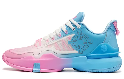 RIGORER Hydrogen 2 Multicolor Cloud Fabric Low top Basketball Shoes Cloud Blue Pink Upgraded