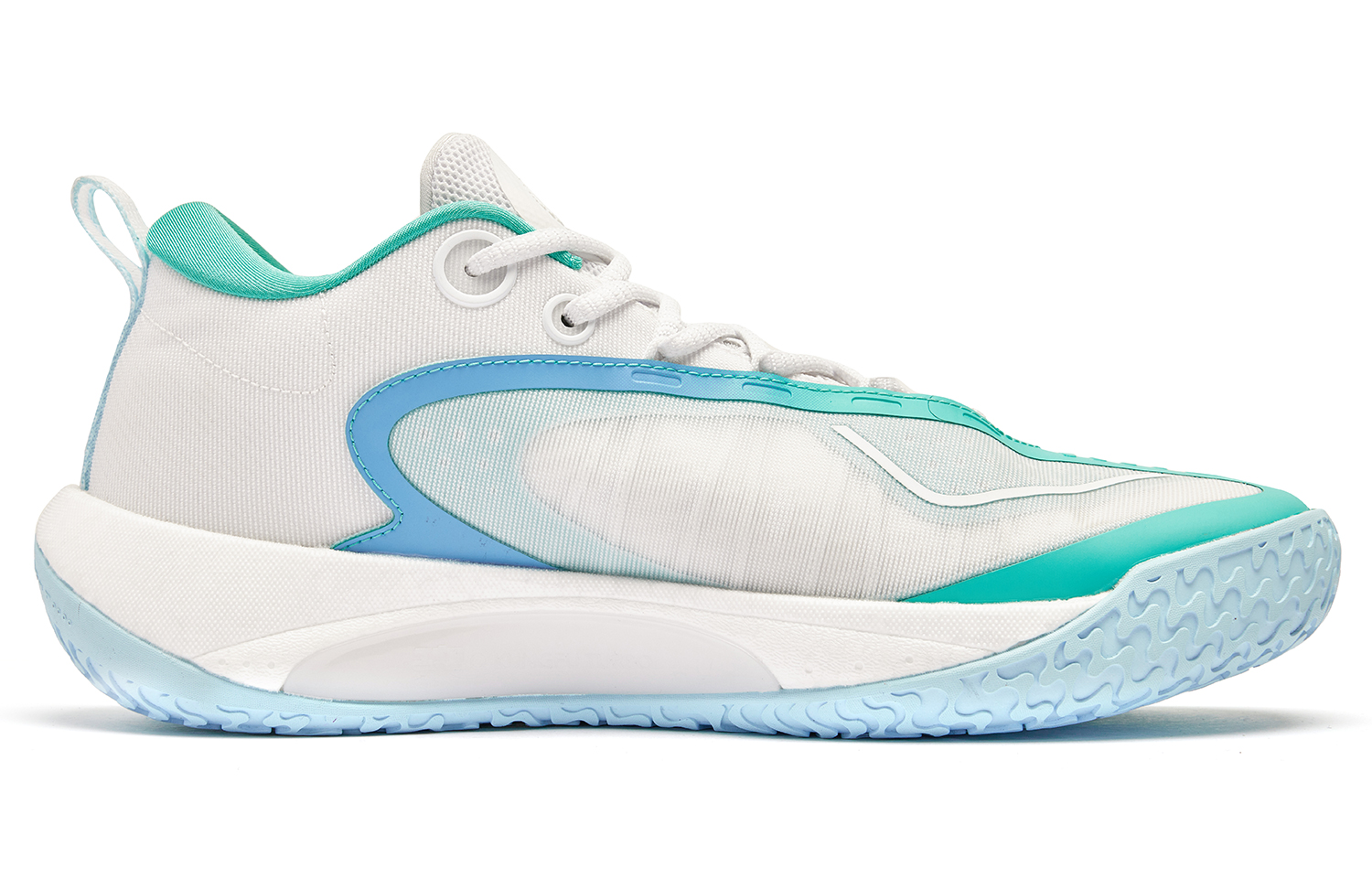 QIAODAN Wind Blade 4 PRO Low top Basketball Shoes Men’s White Blue