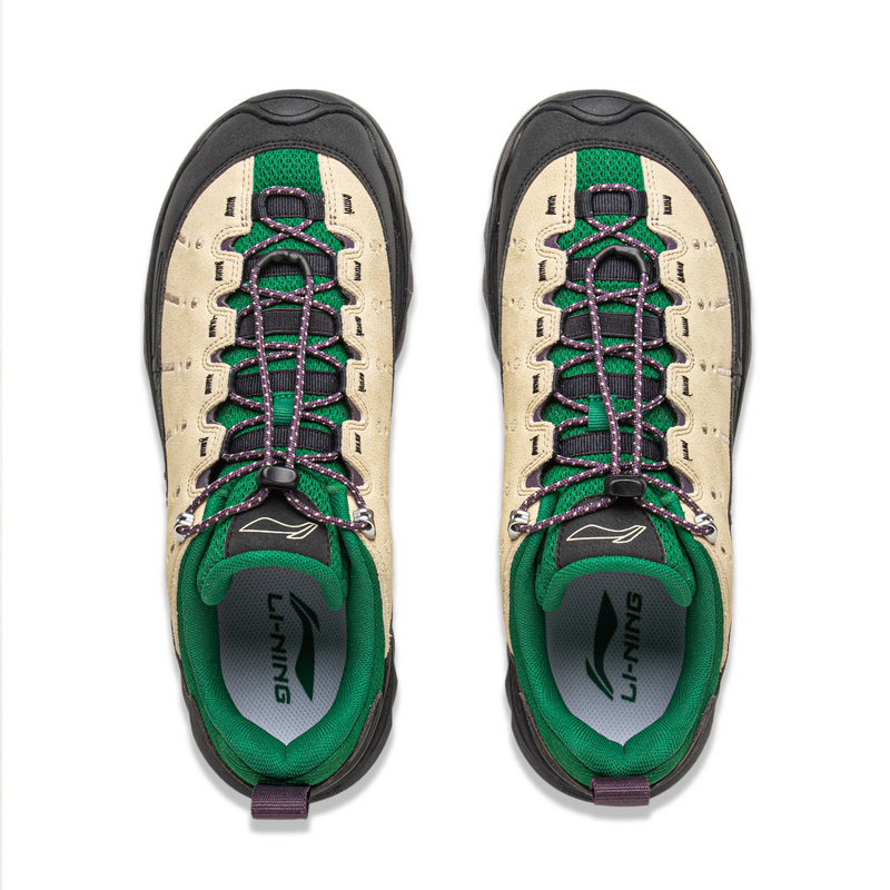 Li Ning Outdoor CF Tracing, Forest Grace SE Low top Hiking Shoes Unisex Khaki