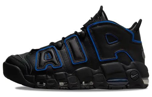 Nike Air More Uptempo 96 Black Game Royal Iron Grey