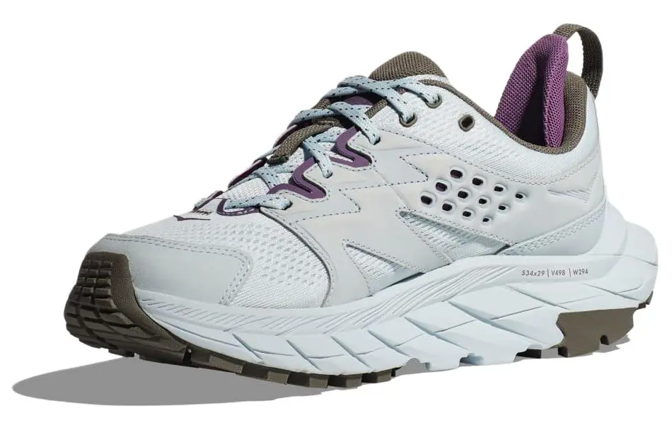 HOKA ONE ONE Anacapa Breeze Low Cushioning Abrasion Resistant Low top Hiking Shoes Women's Gray