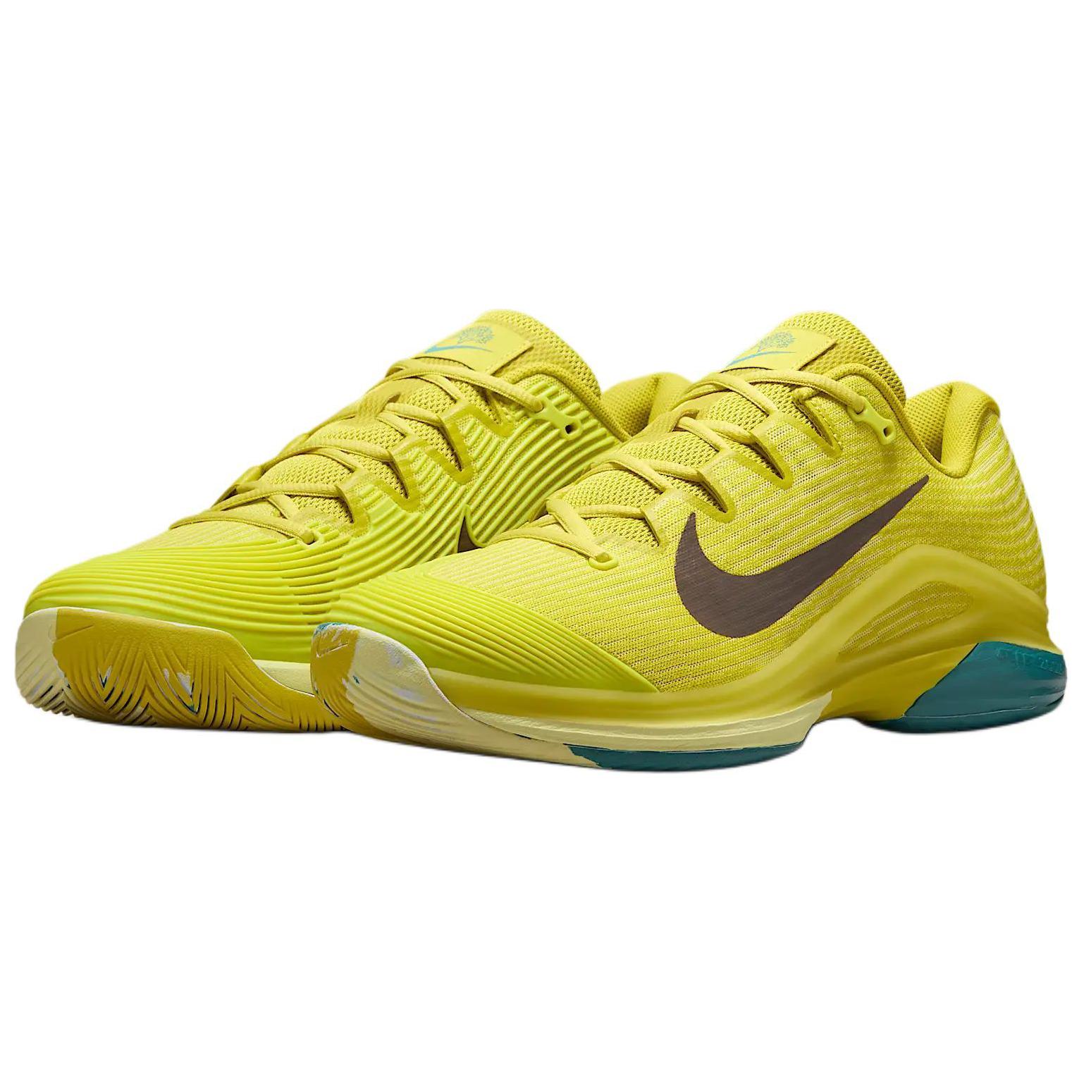 Nike Court Vapor 12 Hc Premium High Voltage Luminous Green Mineral Teal Cave Stone