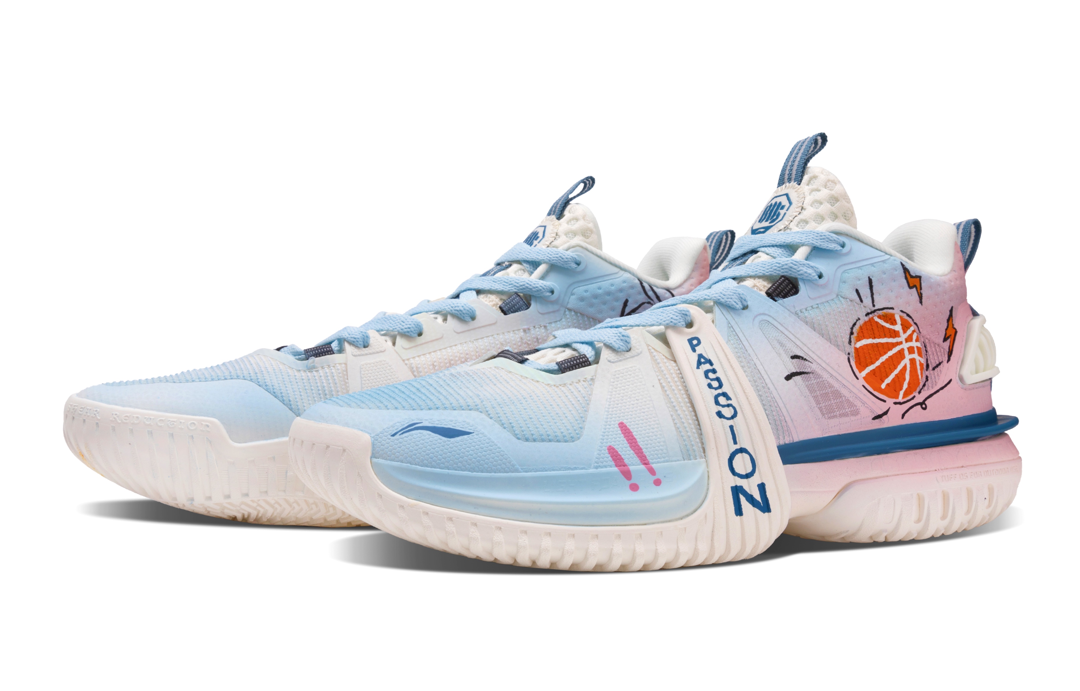 Li Ning Storm 2024 Abrasion Resistant Breathable Support Abrasion Resistant Breathable Support Low top Basketball Shoes